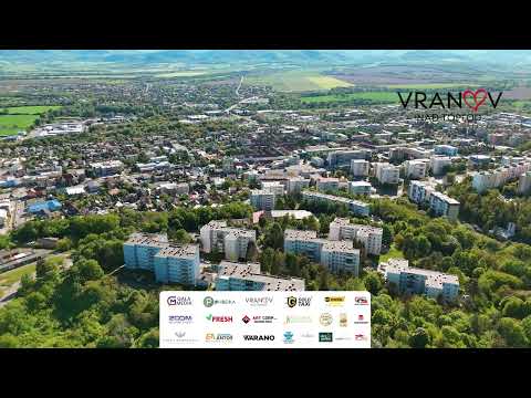 Vranov nad Topľou z vtáčej perspektívy